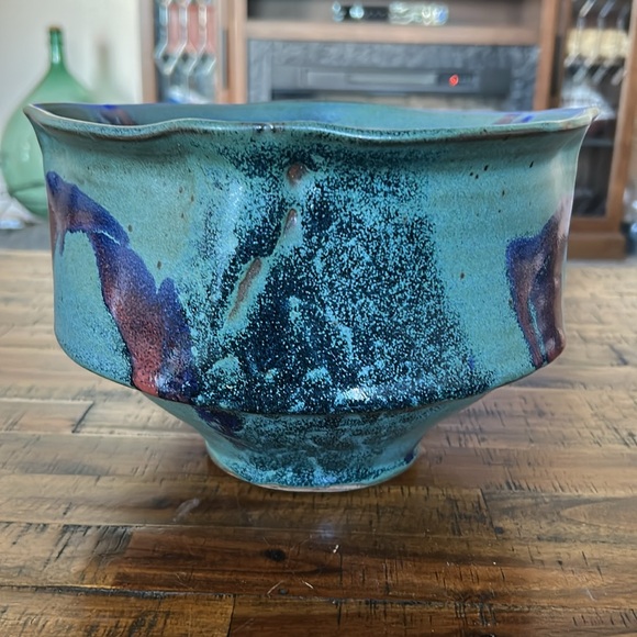 Colorado Pottery - Hand Made “Big Blue” from a Colorado Student - Picture 1 of 16